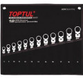 Набір ключів комбінованих з тріскачкою TOPTUL GPAQ1204