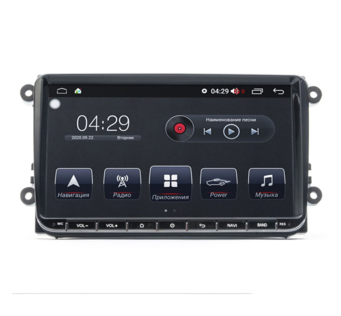 Штатна магнітола PRIME-X 8875/9 Volkswagen