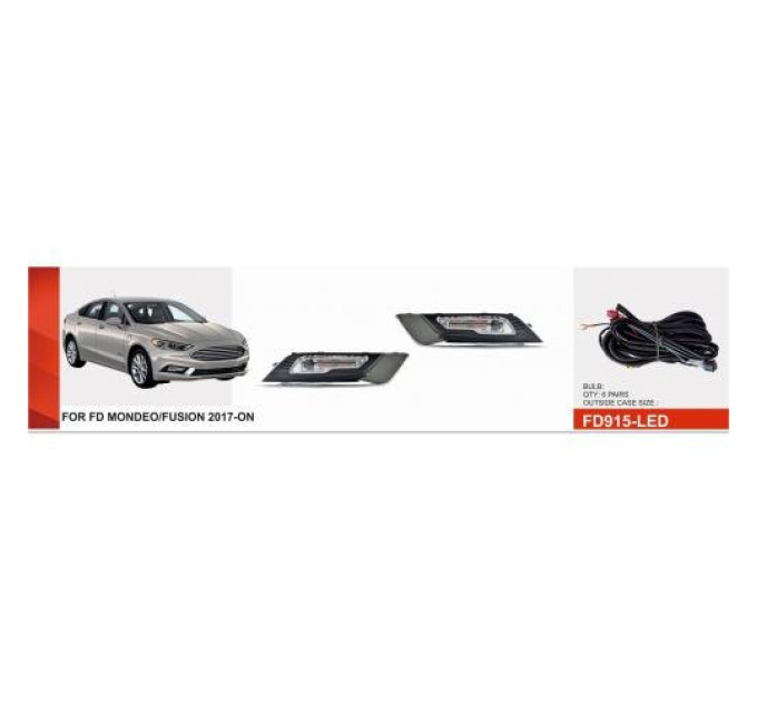 Протитуманні фари Vitol FD-915-LED Ford Fusion 2017-18