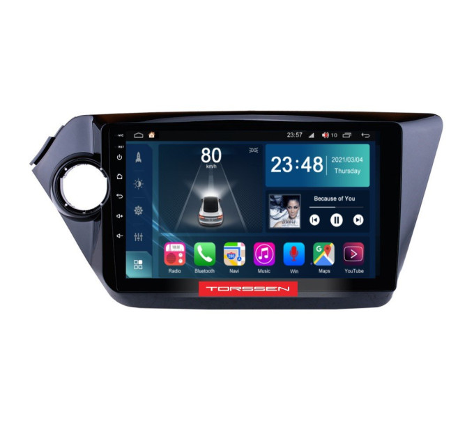 Штатна магнітола Torssen Kia K2/Rio 17-18 F96128 4G Carplay