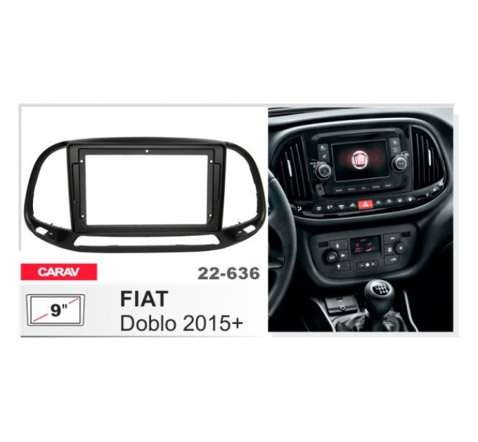 Перехідна рамка Fiat Doblo Carav 22-636