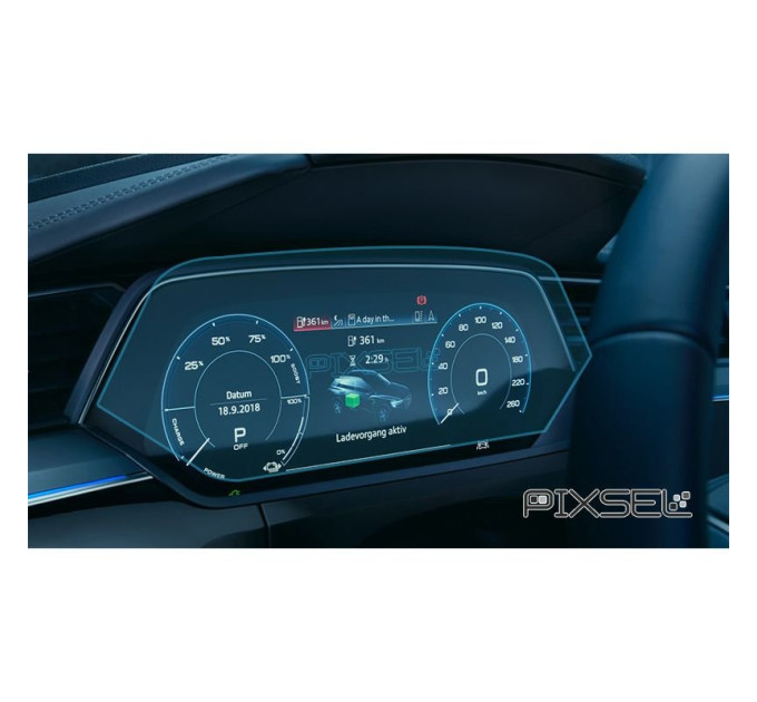 Захисне скло на панель приладів Audi e-tron 2019- (матове) Pixsel AUDI-3259-M
