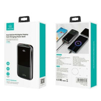 Повербанк Usams US-CD161 PB58 Dual QC3.0+PD 10000 mAh Black