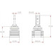 Світлодіодні лампи ALed S H11 5500K 24W SH11A03