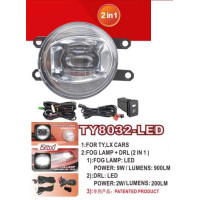 Протитуманні фари Vitol TY-8032-LED Toyota Cars FOG+DRL Протитуманні фари Vitol TY-8032-LED Toyota Cars FOG+DRL
