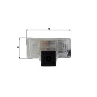 Штатна камера заднього огляду Falcon HS8012-AHD Nissan Teana, Tiida, Sentra