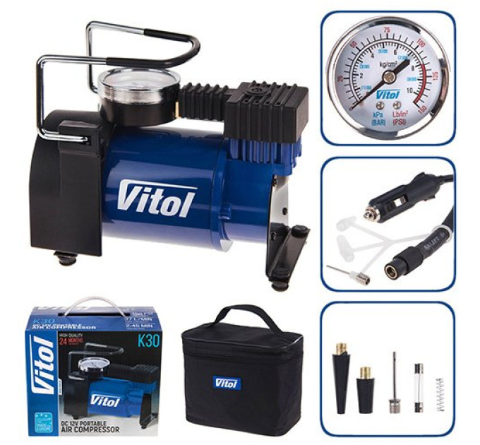 Автомобільний компресор Vitol K-30