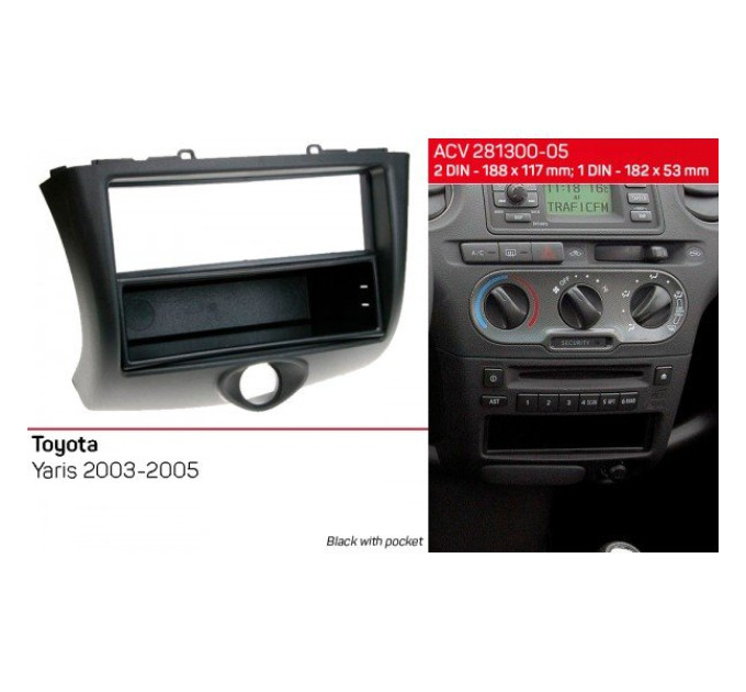 Перехідна рамка Toyota Yaris ACV 281300-05