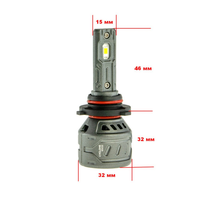 Світлодіодні лампи Cyclone LED 9006 6000K type 28