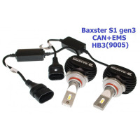 Світлодіодні лампи Baxster S1 gen3 HB3 (9005) 6000K CAN+EMS