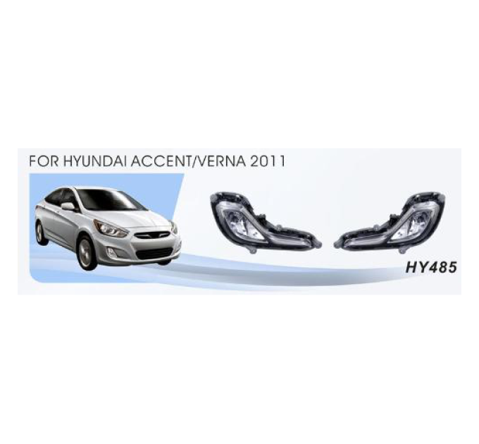 Протитуманні фари Vitol HY-485W Hyundai Accent 2011
