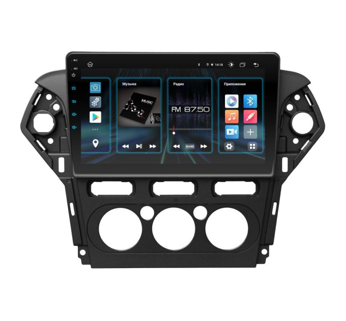 Штатна магнітола Incar DTA2-3003 для Ford Mondeo 2011-2015 Black