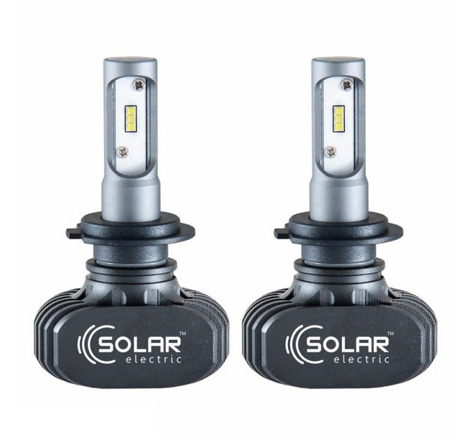 Світлодіодні лампи Solar LED H7 12/24V 6000K 50W Seoul CSP