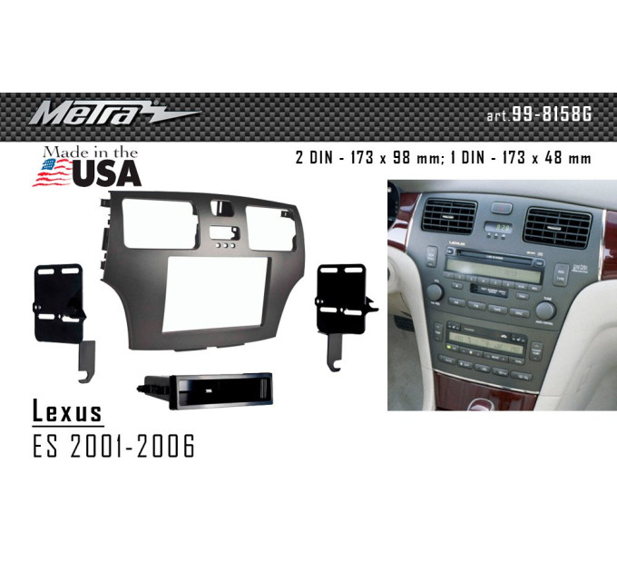 Перехідна рамка Lexus ES Metra 99-8158G