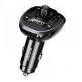 FM-трансмітер Usams US-CC115 C21 Dual USB 3.4A Black