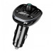 FM-трансмітер Usams US-CC115 C21 Dual USB 3.4A Black
