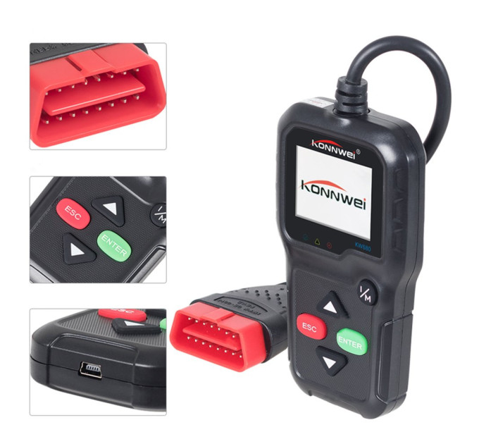 Діагностичний сканер Konnwei KW680 OBD2