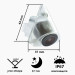 Камера переднього огляду широкутна Prime-X B8007W VOLKSWAGEN Jetta 2010-2012