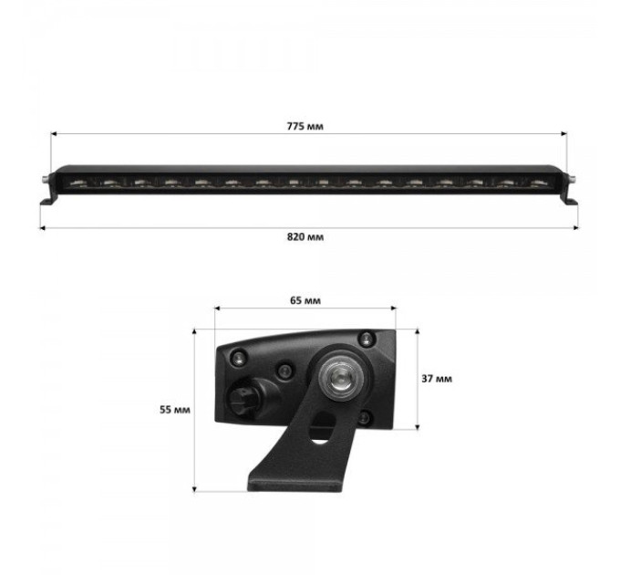 Світлодіодна фара StarLight 160watt 10-30V IP68 (SL47-160W)