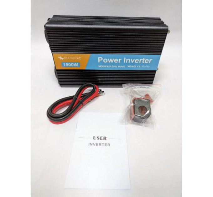 Автомобільний інвертор Pulsepad MSW-1500 12V 1500W MODIFIED SINE WAVE