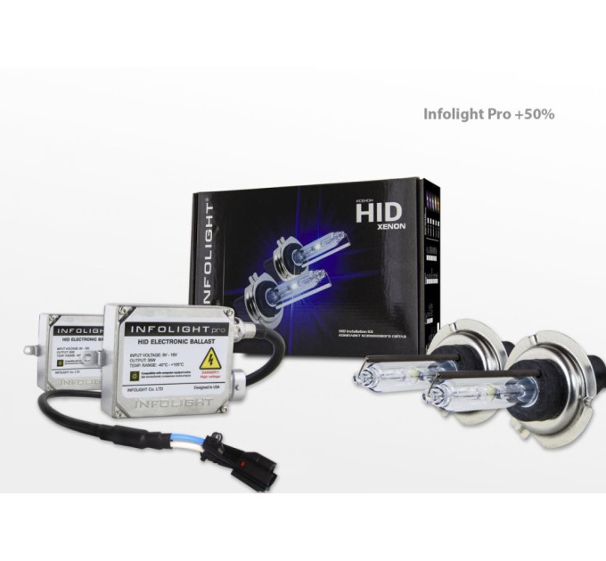 Комплект ксенону Infolight Pro +50% H7 4300K