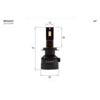 Світлодіодні лампи Infolight S2 H7 60W