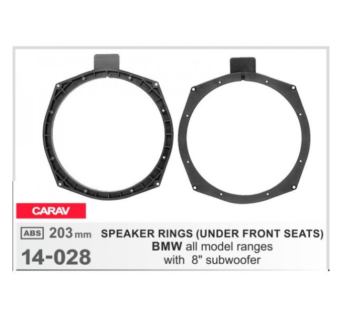 Проставки під динаміки CARAV 14-028 для автомобілів BMW