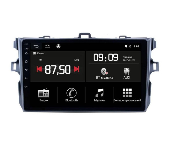 Штатна магнітола Torssen Toyota Corolla E150  2003-2010 MQD9232 DSP