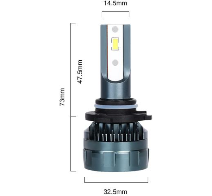 Світлодіодні лампи DriveX ME-03 HB3 (9005) 6000K LED