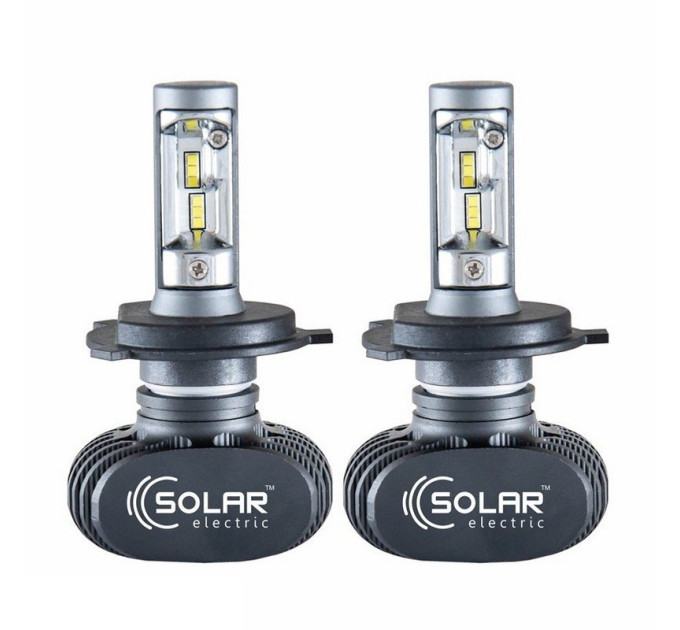 Світлодіодні лампи Solar LED H4 12/24V 6000K 50W Seoul CSP