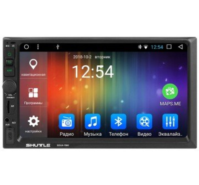 Автомагнітола Shuttle SDUA-7060 Black/Multicolor