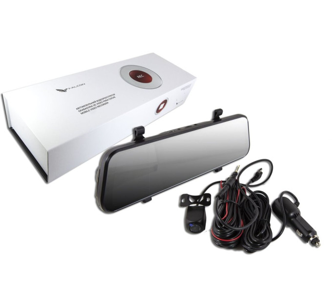 Дзеркало з відеореєстратором Falcon DVR HD80-LCD