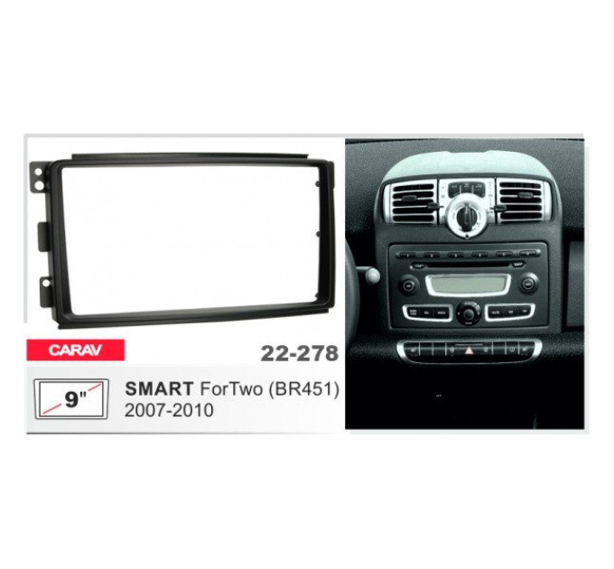 Перехідна рамка Smart ForTwo Carav 22-278