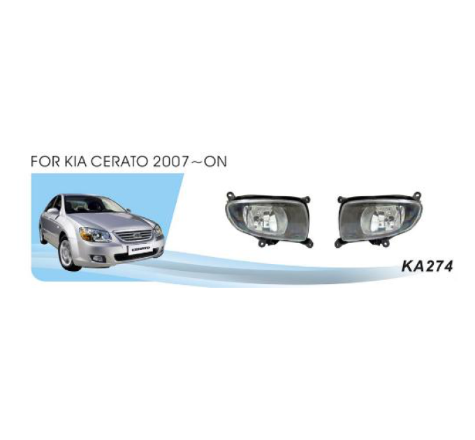 Протитуманні фари Vitol KA-274W KIA Cerato 2007