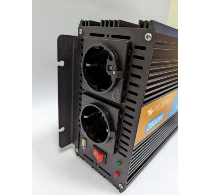 Автомобільний інвертор Pulsepad MSW-2000 12V 2000W MODIFIED SINE WAVE