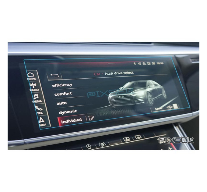 Захисне скло на монітор Audi A8 / S8 2018- (матове) Pixsel AUDI-4512-M