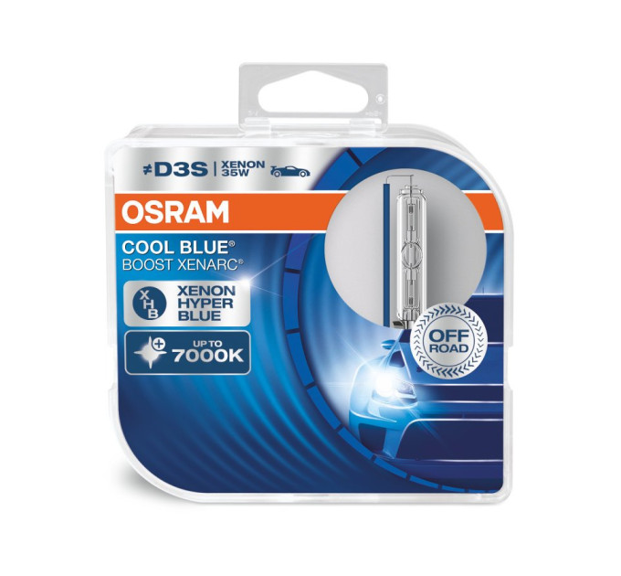Комплект ксенонових ламп Osram D3S 66340CBB-HCB Xenarc CoolBlueBoost