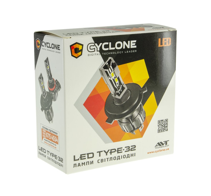 Світлодіодні лампи Cyclone LED H11 6000K type 32