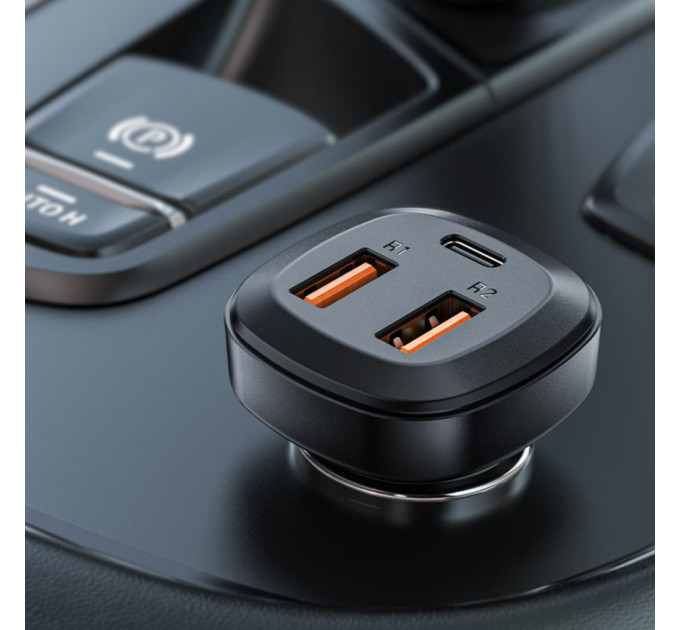 Автомобільний зарядний пристрій ACEFAST B9 66W (2USB-A+USB-C)