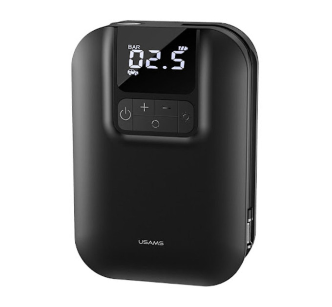 Автомобільний компресор Usams US-ZB215 Mini 5000mAh Black
