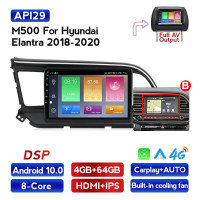 Штатна магнітола ECOBOOST FFT500Q-1246 HYUNDAI ELANTRA 2019
