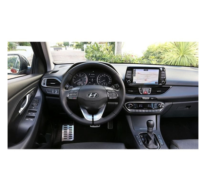 Захисне скло на монітор Hyundai i30 2017- (глянсове) Pixsel HD-4228-H