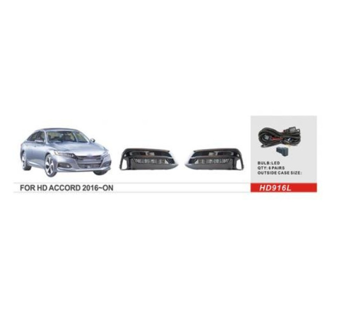 Протитуманні фари Vitol HD-916L Honda Accord 2017