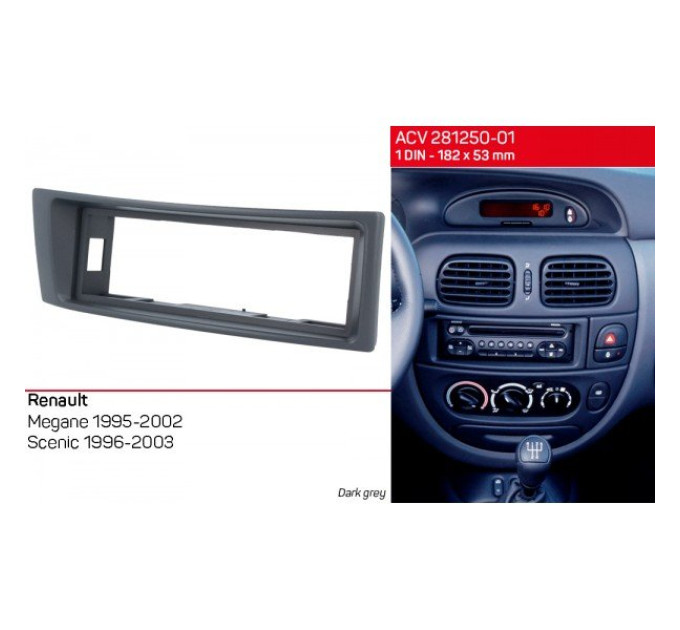 Перехідна рамка Renault Megane, Scenic ACV 281250-01
