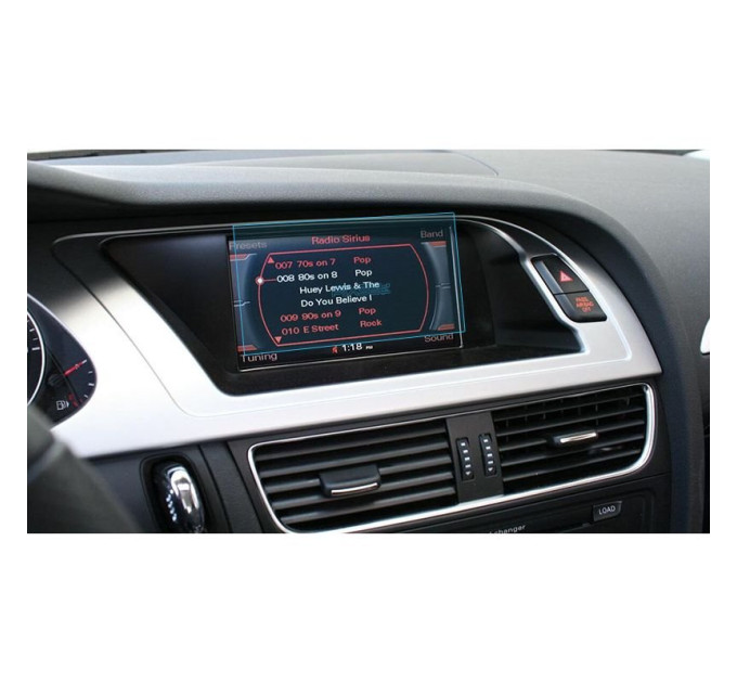 Захисне скло на монітор Audi A4 / S4 2012-2014 (глянсове) Pixsel AUDI-2367-H