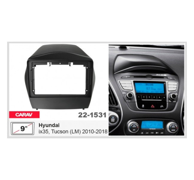 Перехідна рамка Hyundai ix35, Tucson Carav 22-1531