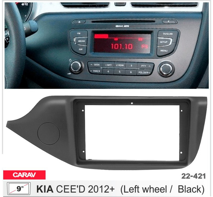 Перехідна рамка KIA Ceed Carav 22-421