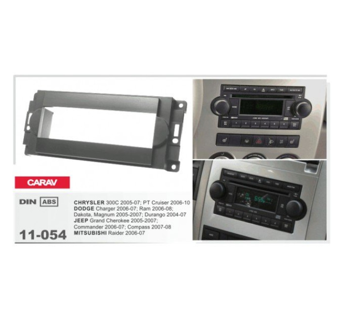 Перехідна рамка Jeep Grand Cherokee, Compass, Commander Carav 11-054
