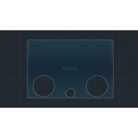 Захисне скло на клімат контроль Range Rover Velar 2020- (матове) Pixsel RR-1205-M