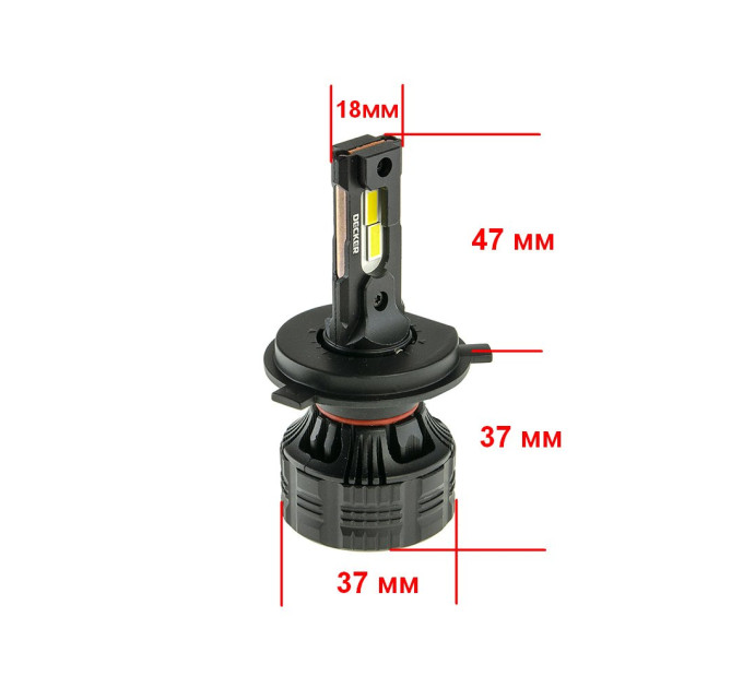 Світлодіодні лампи Decker LED PL-03 5K H4 H/L